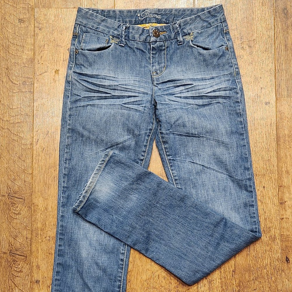 PIAMA Women's Low Rise Straight Leg Jeans - Sz 1